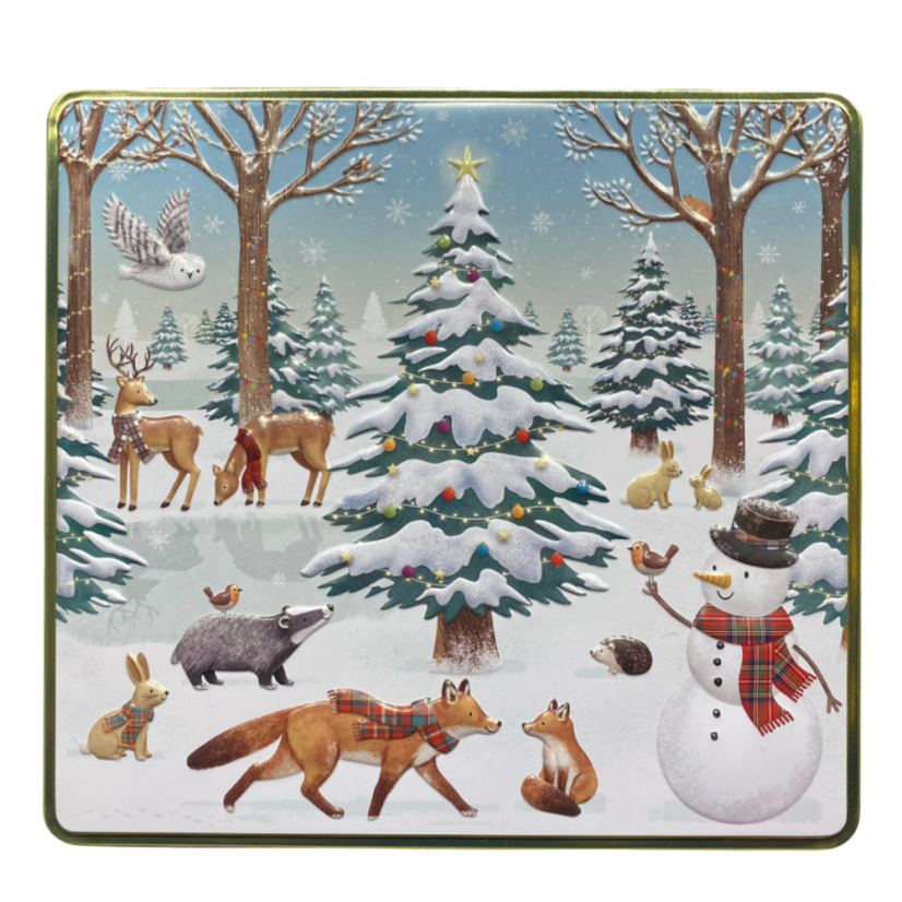 Plechová dóza "Zima"