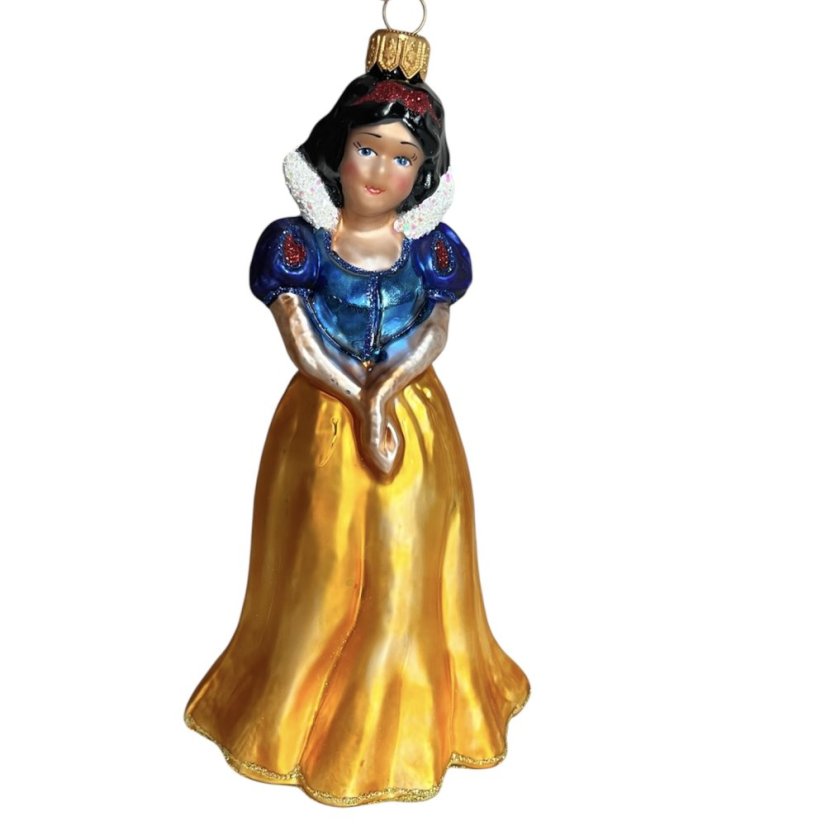 Sběratelská skleněná ozdoba na stromeček Sněhurka