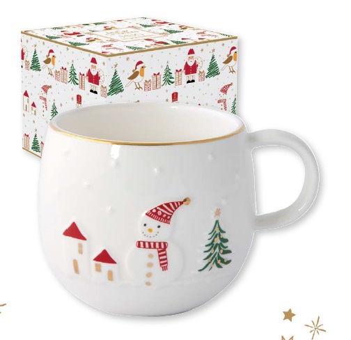 Porcelánový hrnek Sněhulák 400 ml