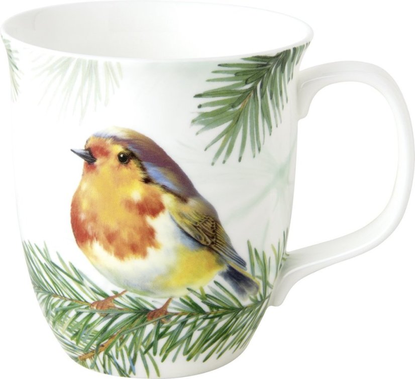 Porcelánový vánoční hrnek Červenka 375 ml