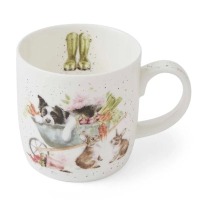 Porcelánový hrnček Spiaci záhradníci 310 ml