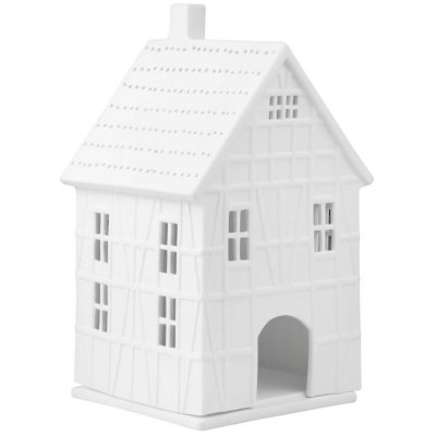 Porcelánový svícen Domek 19 cm Porcelánový svícen Domek 19 cm