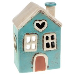 Ceramic candle holder House 15 cm