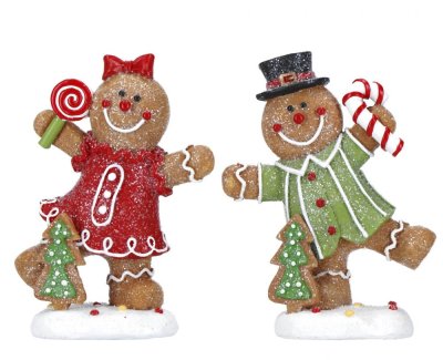 Paar Weihnachtslebkuchen 18 cm