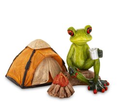 Soška Žaba Pěší turista