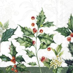 Weihnachten Papierservietten Holly 20 Stück