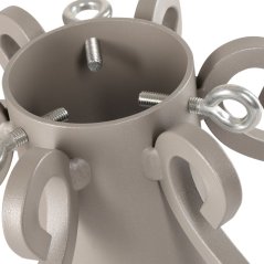Metal tree stand 60 cm, silver