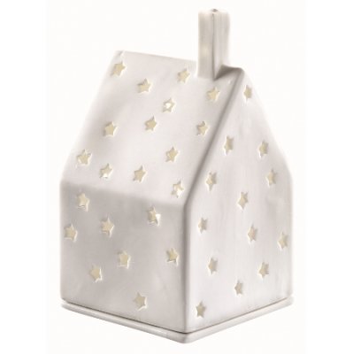 Porcelánový svícen Domek 10 cm