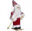 Christmas tree ornament Santa in red coat 18 cm - Type: na saních