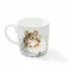 Large porcelain mug Mouse on dandelion 400 ml