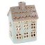 Ceramic candle holder House 13 cm