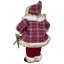 Vánoční dekorace Santa - červená kostka 45 cm