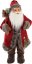 Christmas decoration Santa in long red coat 60 cm