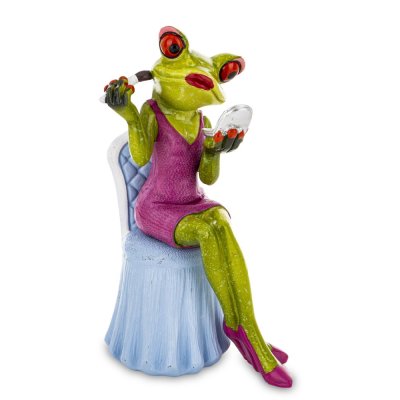 Skulptur Frosch Krasavice