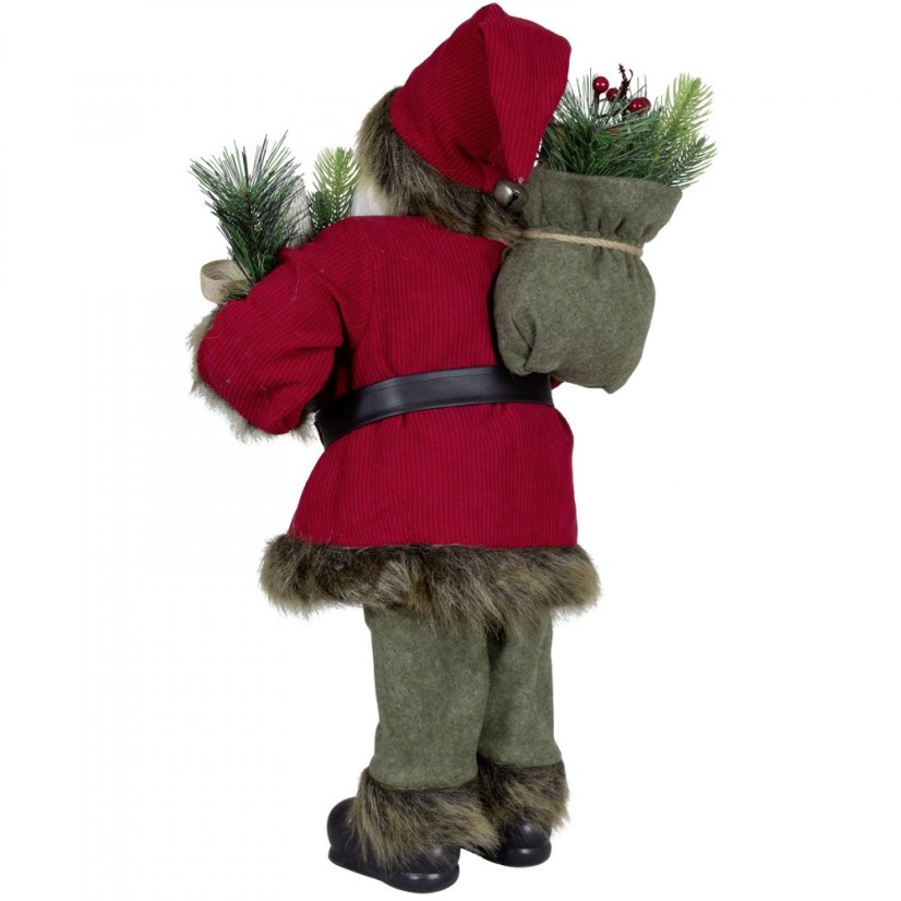 Vianočná dekorácia Santa s darčekmi 60 cm