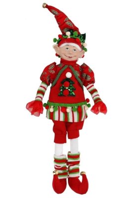 Dekoracja świąteczna Elf 45 cm