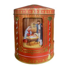 Plechová škatuľka s hudobnou skrinkou "V Betleheme"