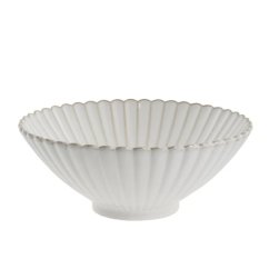 Large porcelain bowl Chrysanthemum beige 25 cm