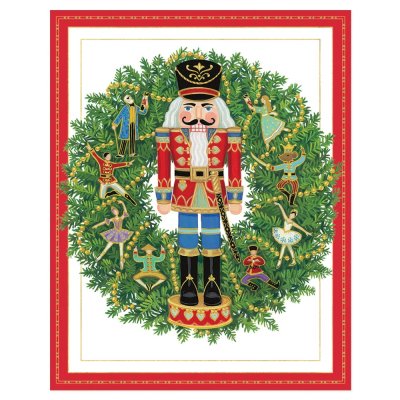 Christmas card Nutcracker 10 x 12 cm