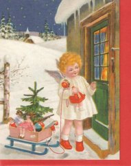 Christmas Postcard Angel