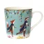 Porcelain mug with 22k gold Winter magic - Skaters 340 ml