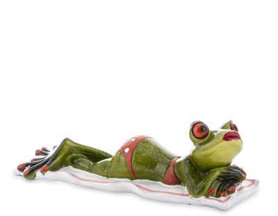 Soca Frog am Strand