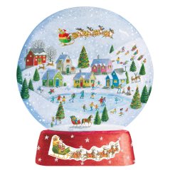 Obrázkový 3D adventný kalendár Snežítko 32x43 cm