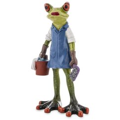 Soška Žaba Uklízečka