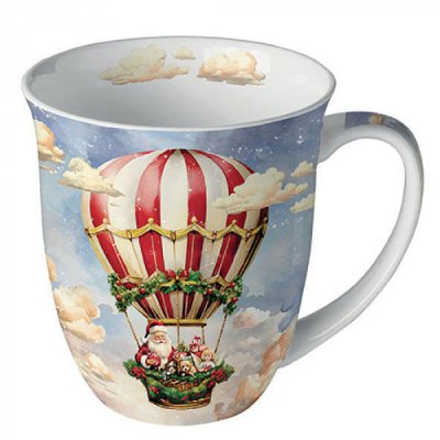 Porcelánový vánoční hrnek Vánoční balón 400 ml