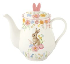 Porcelánová čajová kanvica Veľkonočný zajačik 900 ml