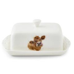 Porcelánová maselnička Kravičky