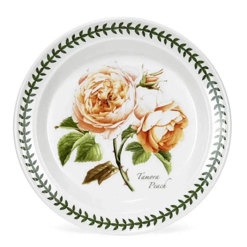 Keramický tanier Botanická záhrada - Ruže 20 cm