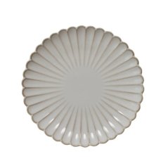 Porcelain dessert plate Chrysanthemum beige 20 cm