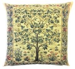 Gobelinowa poszewka na poduszkę Drzewo Życia, William Morris 45x45 cm