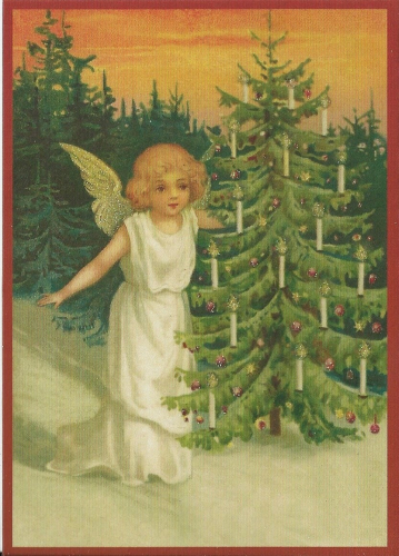 Christmas Postcard Angel