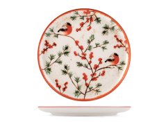 Stoneware Christmas dining set for 6 persons Berries 18 pcs