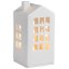 Porcelánový svícen Domek 12,5 cm Porcelánový svícen Domek 12,5 cm