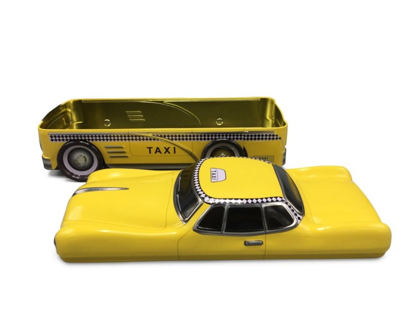 Plechová dóza Taxi