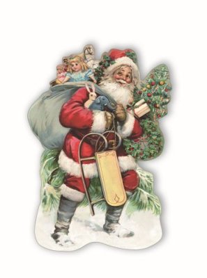 Vianočné pohľadnice Santa 12 x 17,6 cm