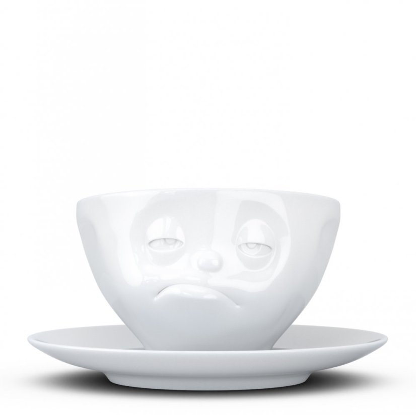 Coffee cup "Bored" in white, 200 ml