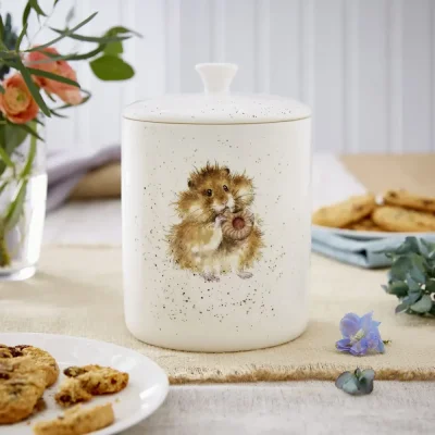 Porzellandose Hamster mit Keksen 1500 ml