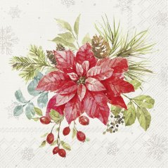 Weihnachten Papierservietten Weihnachtsstern 20 Stück