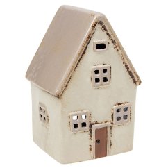 Ceramic candle holder House 15 cm