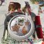 Christmas tablecloth Snowy Christmas - Size: 170x170 cm