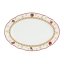 Porcelánový oválný servírovací talíř Vánoční ozdoby 32 cm