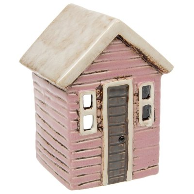 Ceramic candle holder House 14 cm