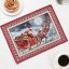 Christmas placemat with Santa on a sleigh 35x45 cm