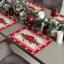 Tapestry Christmas placemat with bells motif 35x45 cm