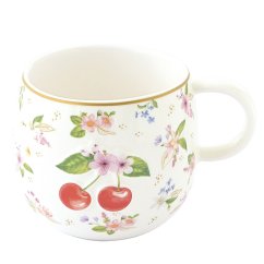 Porzellanbecher Kirsche 400 ml