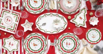 Porcelánová servírovacia miska Vianočný čas 29 cm